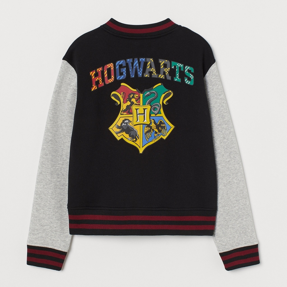 NWT H&M Varcity Jacket Harry Potter Hogwarts Size 10 - 12